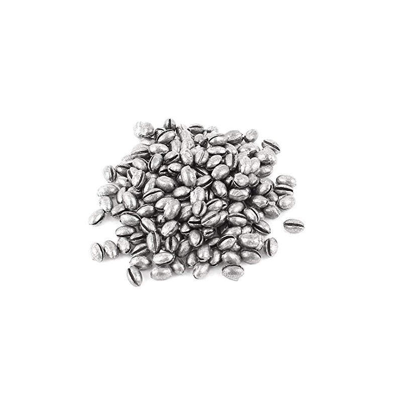 uxcell 200 PCS 0.24" x 0.2" Egg Lead Fishing Weights