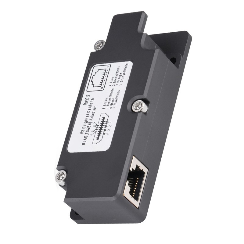 Ethernet Adapter with CAT 8 Cable T568B Pin Fast Connection