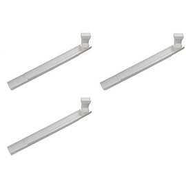 Frost King Tilt N' Drain 5-1/2 in. W x 6 ft. L White Vinyl Downspout Extension