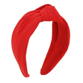 TODDER Knotted Wide Headband Red headband Cloth Knot Headbands for Women Headbands for Women Non Slip Hair Accessories Womens