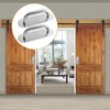 Uenhoy 2 Pcs Push Door Handle Pull Plate 8 Inch,