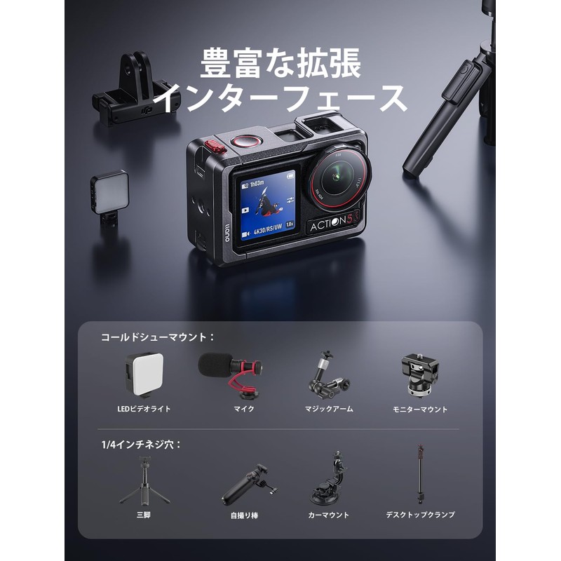 llano Camera Cage for DJI Osmo Action 5 Pro/4/3 -