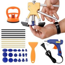 NYSDH 32 PCS Car Paintless Dent Repair Damage Remover Tool Lifter Dint Hail Puller Kit