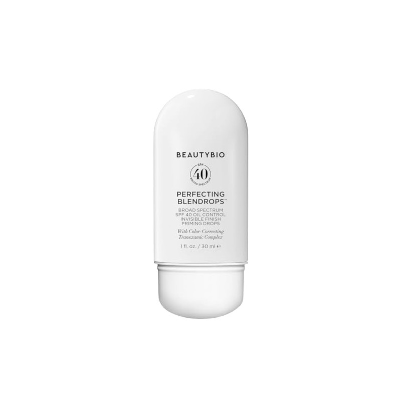 BeautyBio Perfecting BLENDROPS. Broad Spectrum SPF 40 Oil Invisible Finish