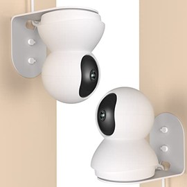 Zwolf - Soporte de Pared de Aluminio Compatible con C210 C200 Pan Tilt cámara de Seguridad para Monitor de bebé, Permite la Mejor Gama de Movimiento de cámara sin Tener Que Montar en el