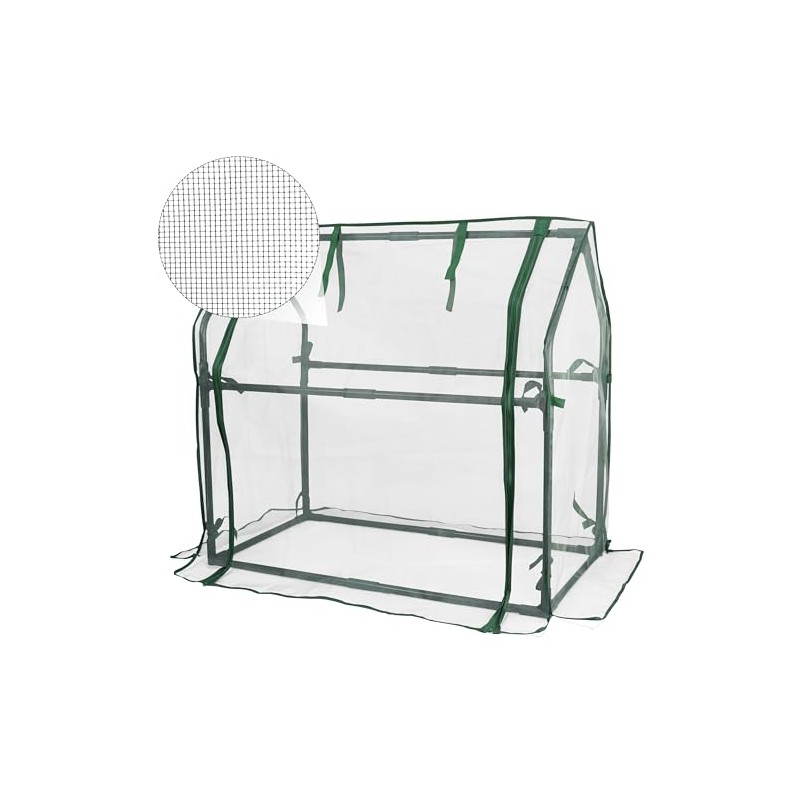 Gardzen Replacement Mesh Cover for Mini Greenhouse 36.2"(L) x18.9(W) x33.3(H),
