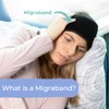 Migraband Migraine Relief Compression Headband with Hot/Cold Gel Pack