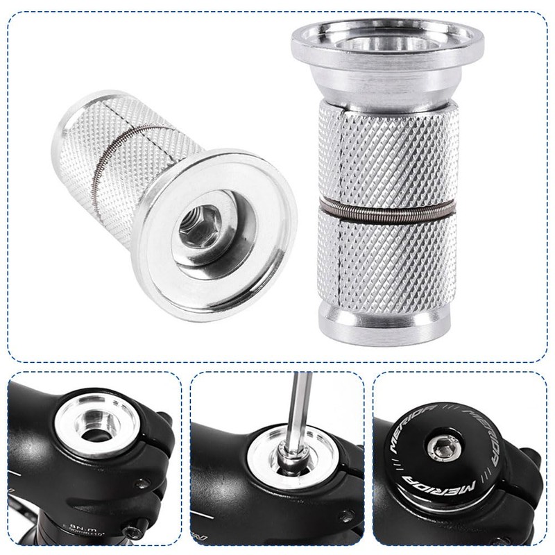 YAEOSNSI 2PCS 28.6mm Bicycle Fork Headset Bicycle Headset Expander Bicycle