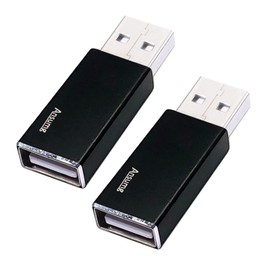 USB Data Blocker -Protect Against Juice Jacking,Hack Proof 100% Guaranteed, Protection from Illegal Downloading, Any Other USB Device Charging, USB- Data Blocker (2 Black) (2)