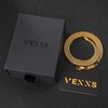 VEXXS Foxtail Chain, 18K Real Gold Plated Gold Chain Men’s