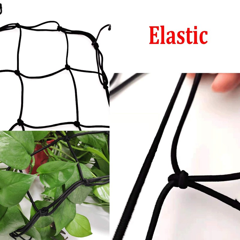 HanyHere 1Pack 3x3FT Flexible Net Trellis Netting with Hooks for