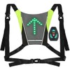 Lixada USB Reflective Vest with LED Indicator Light, Remote Control
