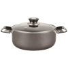 MEGA COOK 18 QT Non-stick Stockpot with Glass Lid