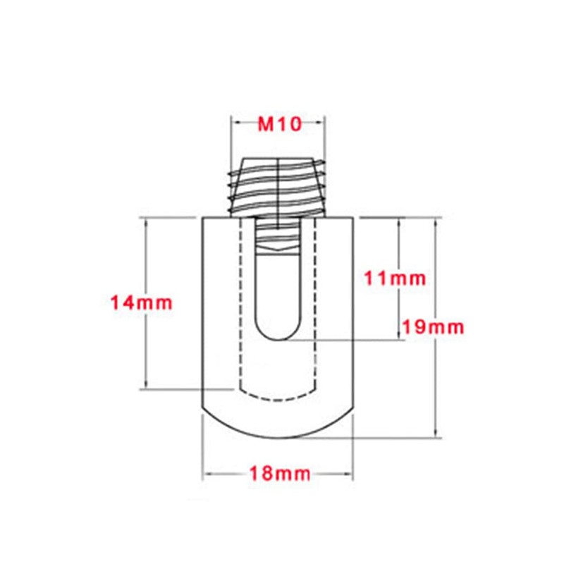 4 Pack 316 Stainless Steel 1/8" Wire Rope Cross Cable