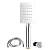 G1/2in Thread Handheld Shower Head High Pressure Square Shower Sprayer