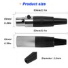 Xiatiaosann 3 Pin Mini XLR Male, TA4F Adapter Plug Female