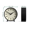 Jones Clocks® 'Venus' desk clock - modern round design in