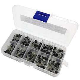 zmart 10 Types of Transistors, 20 Pieces Each BC337, BC327, 2N2222, 2N2907, 2N3904, 2N39, 2N3906, S8050, S8550, A1015, C1815 Transistor Assortment Kit