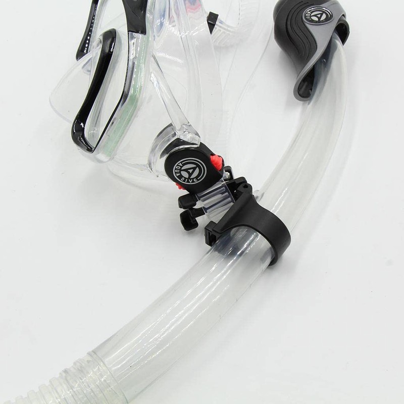 4 Count Snorkel Clip Keeper Retainer for Diving Snorkel Breathing