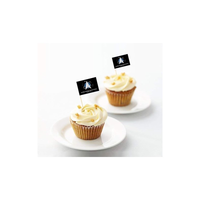 100 Pcs USA Space Force Toothpicks Flag Small Mini Cocktail