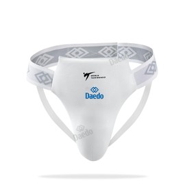 DAEDO Taekwondo Groin Guard Male, WT Recognized, Durable Protection for International Competitions, Size: M