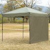 BUNDOK Side Wall 300 BD-526 Tarp, Khaki