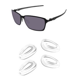 Kygear 2 Pairs Clear Silicone Replacement Nose Piece Compatible with Oakley Feedback/Holbrook Metal/Crosshair TI Sunglasses, Anti-Slip Silicone Rubber Nose Cushions Nose Guard Nose Pads