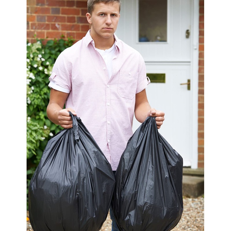 Waikas Kitchen Trash Bags 13 Gallon, 20 Counts, Flag Garbage