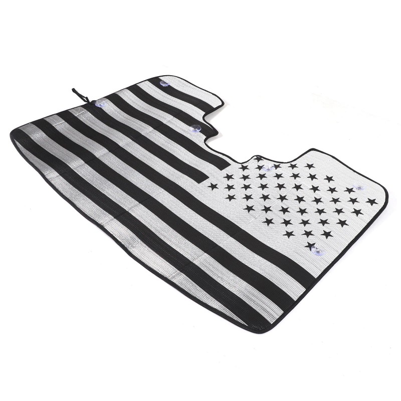 Ynei American Flag Windshield Sun shade UV Block Fits 2023-2025