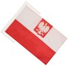 Poland with eagle Flag 18'' x 12'' cords - Polish
