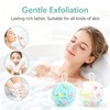4 Pcs Loofah Sponge Shower Puff, Soft Mesh Bath Sponge