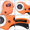Dzxin Rotary Cutter, 45mm Rotary Fabric Cutter Rolling Cutter Handle