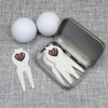Azeeda 'Union Jack Heart With Lion' Golf Divot Tool/Repair Fork
