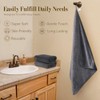 Orighty - Toallas de baño de tacto suave, paquete de