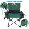 EASYGO PRODUCTS Fishing Chair with Rod Holder – Built in