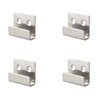 10mm Ceramic Tile Display Hooks Stainless Steel Flat J Hooks