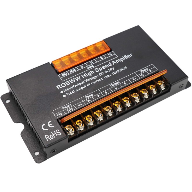 LEDENET 5 Channels High Speed Amplifier 50A 12V 24V Data