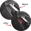 CSKT2022 Red Carbon Door Handle Lock Switch Button Cover Sticker