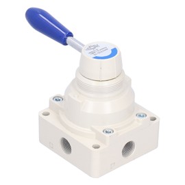 Air Hand Valve Pneumatic Rotary Lever Flow Control 3 Position 4 Way Equipment 4HV310‑10