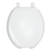 Asiento para Inodoro Redondo Plastitrim con Tapa, Blanco