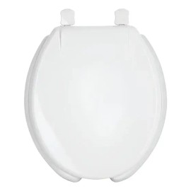 Asiento para Inodoro Redondo Plastitrim con Tapa, Blanco