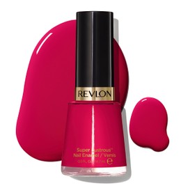 REVLON Revlon Super Lustrous Nail Polish, Chip-Resistant & Longwear Formula, High Shine Finish, 270 Cherries In The Snow, 0.5 fl oz