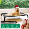 Elevated Dog Bed Raised Outdoor Dog Cot for Large Dogs,