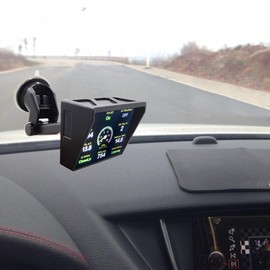 Azxhilarate 3.5” Screen Mount with Suction Cup Holder Fit for Holley TerminatorX,Black