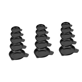 Operitacx 15 Pieces Diamond Weighing Tray Tableware Weighing Small Container Gram Digital Body Weight Jewellery Tray Electronic Scales Scale Tray for Powder PP Food Spoon