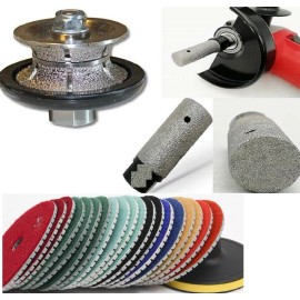 Roxx Tools 1-3/8" Diamond Milling bit 1-1/2" Full Bullnose Router Bit granite Marble BUFFER