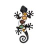 Dexlyn Metal Gecko Garden Decoration, Metal Wall Decoration, Lizard Sculpture,