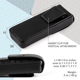 Eyeglasses Case Classy Style Black, Hard Eyeglass Shell For Woman, Women's Glasses Holder, Small Case For Eyeglass, Glasses Cases, Reading Glasses Case