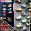 OAPRIRE LED Acrylic Floating Shoe Display 6-Pack | Remote &