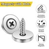 Wzone Set of 36 Mini Magnets Strong Set, 3 Sizes